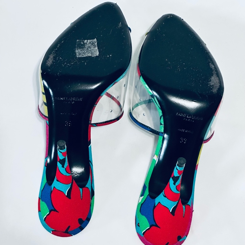 Saint Laurent Women's Lolita Mules - Picture 11 of 15